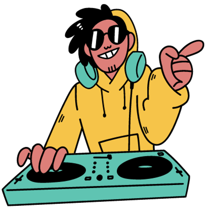 dj logo